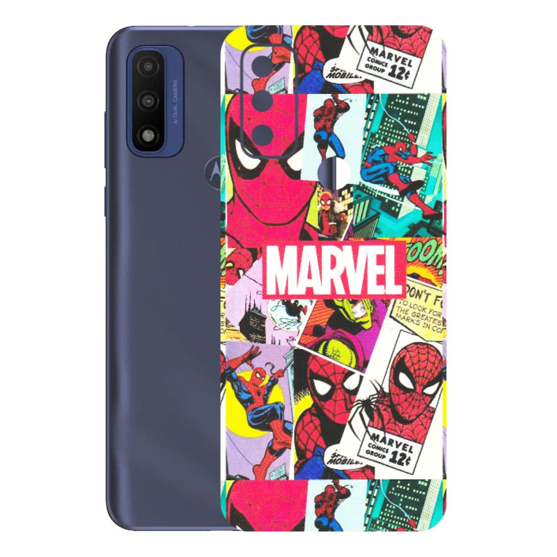Motorola Phone Skins (All Models) - Marvel Comic Spiderman Grafitti - Matte Finish (M-72) Motorola Moto G Pure