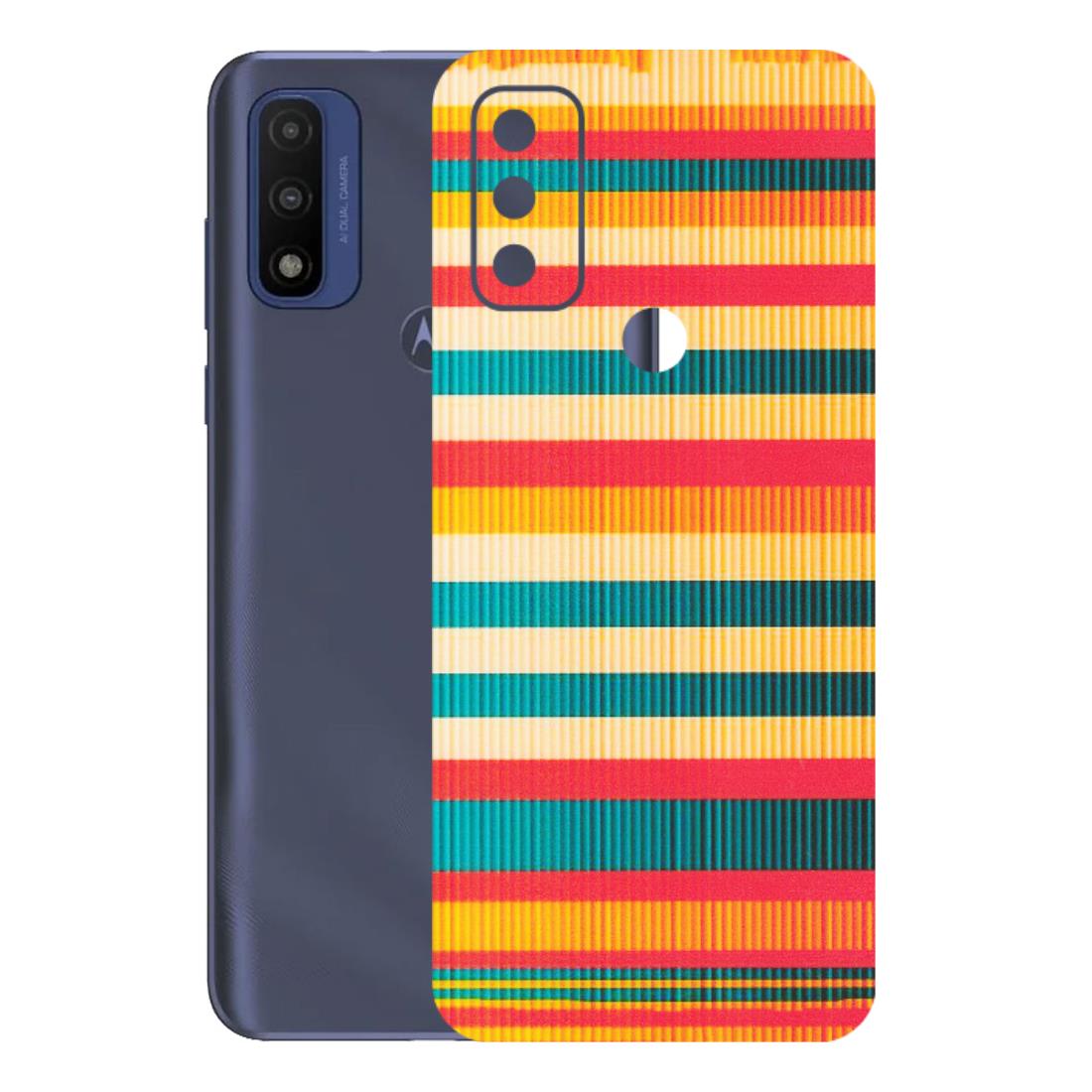 Motorola Phone Skins (All Models) - Colourful Stripes Soothing Effect - Matte Finish (M-86) Motorola Moto G Pure