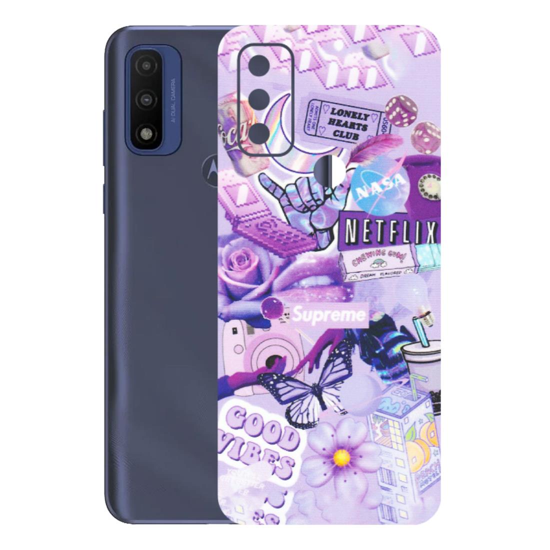 Motorola Phone Skins (All Models) - Supreme Purple Magic - Matte Finish (M-88) Motorola Moto G Pure