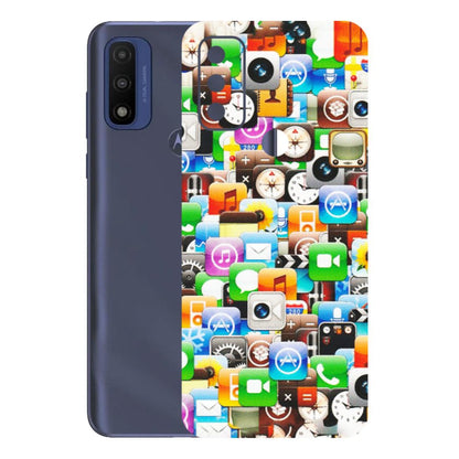 Motorola Phone Skins (All Models) - All Apple Icons - Matte Finish (M-93) Motorola Moto G Pure
