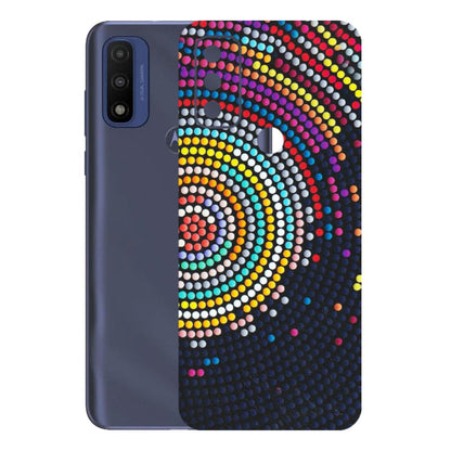 Motorola Phone Skins (All Models) - Rainbow Dot Mandala - Matte Finish (M-97) Motorola Moto G Pure