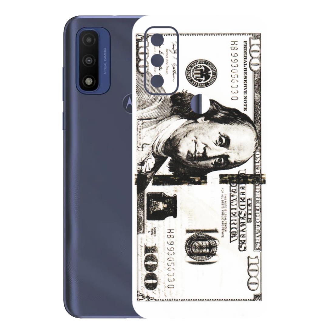 Motorola Phone Skins (All Models) - 100 Dollar Currency - Transparent Finish (T-01) Motorola Moto G Pure