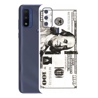 Motorola Phone Skins (All Models) - 100 Dollar Currency - Transparent Finish (T-01) Motorola Moto G Pure