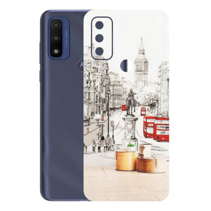 Motorola Phone Skins (All Models) - London Street - Transparent Finish (T-02) Motorola Moto G Pure