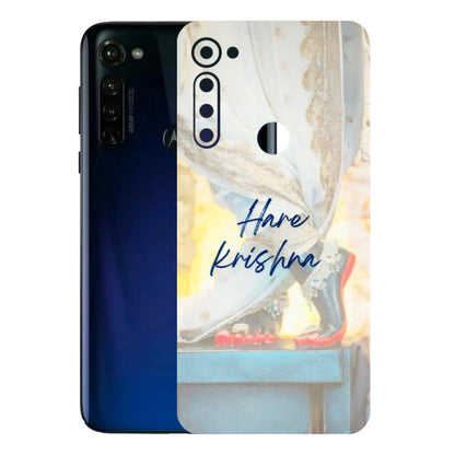 Motorola Phone Skins (All Models) - Hare Krishna - 3D Embossed Finish (L-03) Motorola Moto G Stylus