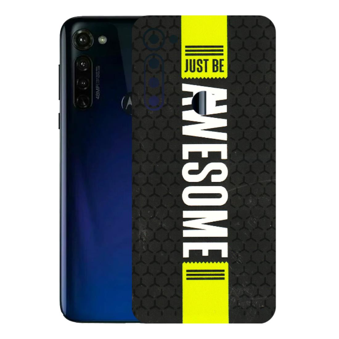 Motorola Phone Skins (All Models) - Just Be Awesome - 3D Embossed Finish (L-101) Motorola Moto G Stylus