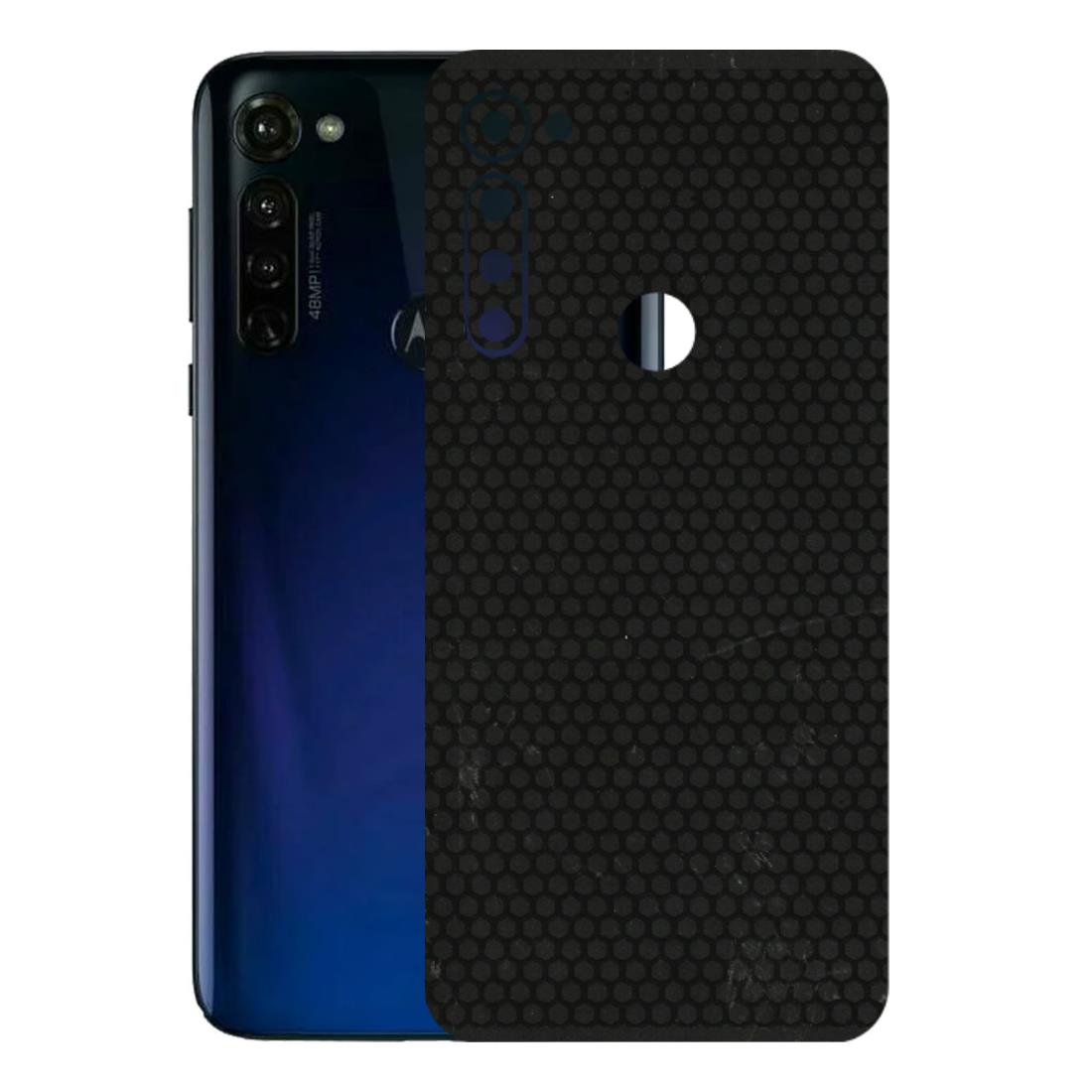 Motorola Phone Skins (All Models) - Black honeycomb - 3D Embossed Finish (L-114) Motorola Moto G Stylus