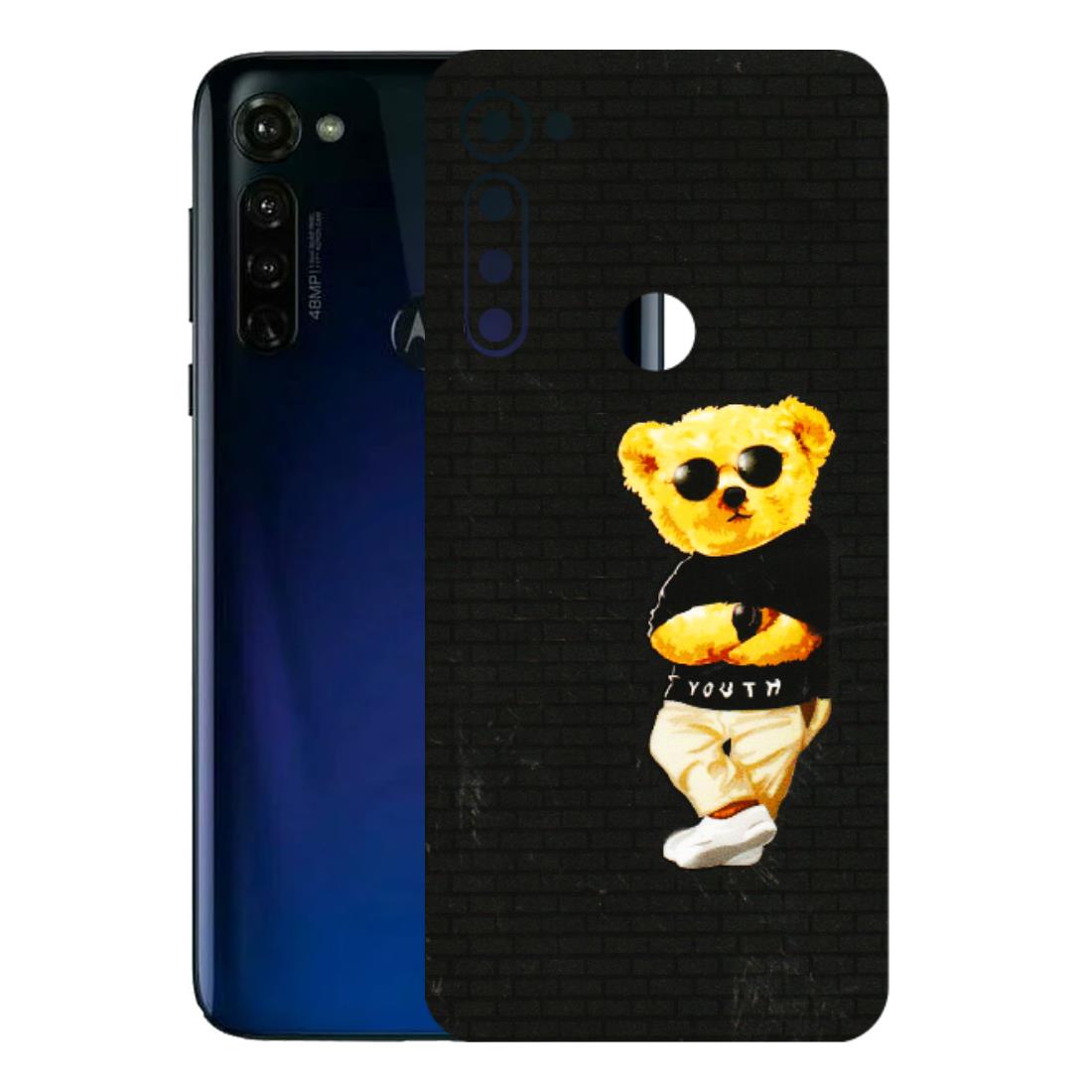 Motorola Phone Skins (All Models) - Classy Teddy Bear - 3D Embossed Finish (L-116) Motorola Moto G Stylus
