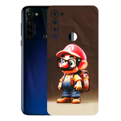 Motorola Phone Skins (All Models) - Little Mario - 3D Embossed Finish (L-119) Motorola Moto G Stylus