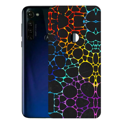 Motorola Phone Skins (All Models) - Abstract Art MultiColour - 3D Embossed Finish (L-133) Motorola Moto G Stylus