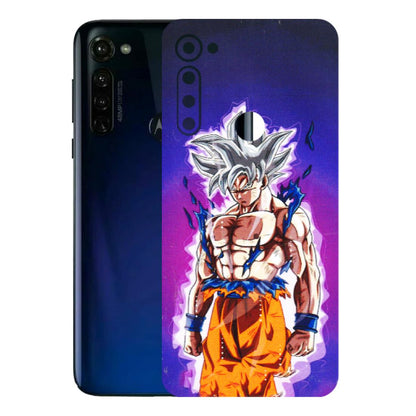 Motorola Phone Skins (All Models) - Goku Purple Anime - 3D Embossed Finish (L-147) Motorola Moto G Stylus