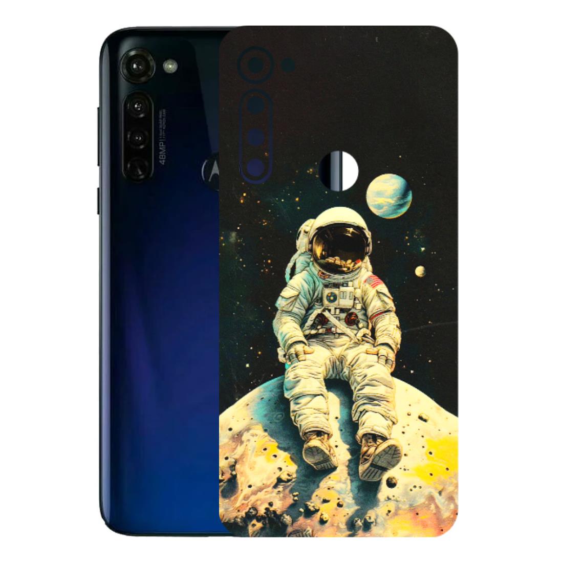 Motorola Phone Skins (All Models) - Astronaut in Space - 3D Embossed Finish (L-16) Motorola Moto G Stylus