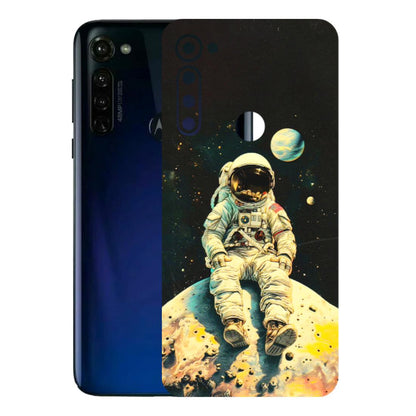 Motorola Phone Skins (All Models) - Astronaut in Space - 3D Embossed Finish (L-16) Motorola Moto G Stylus