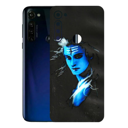 Motorola Phone Skins (All Models) - Har Har Mahadev Blue/Black - 3D Embossed Finish (L-185) Motorola Moto G Stylus