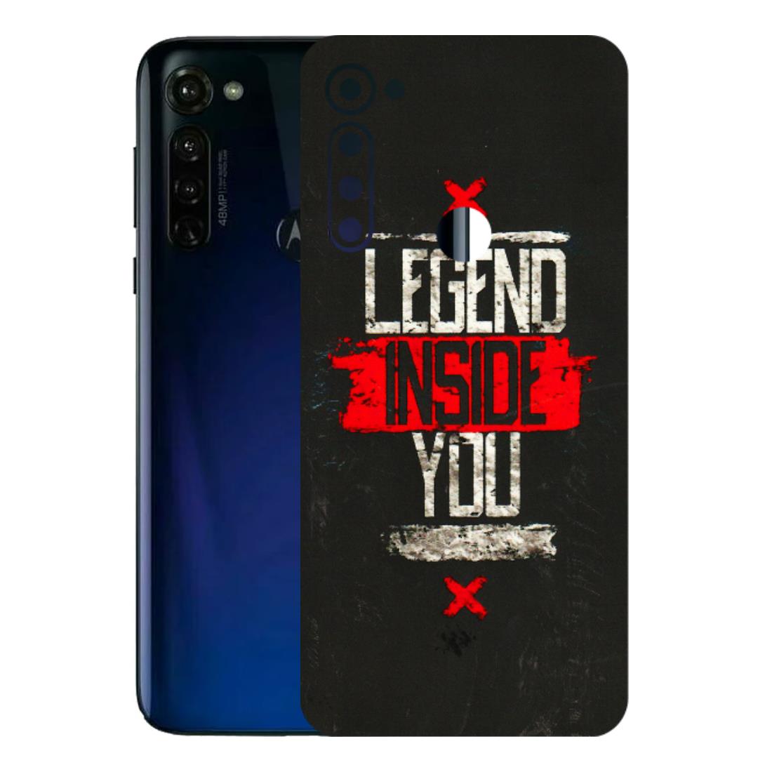 Motorola Phone Skins (All Models) - Legend Inside You - 3D Embossed Finish (L-186) Motorola Moto G Stylus