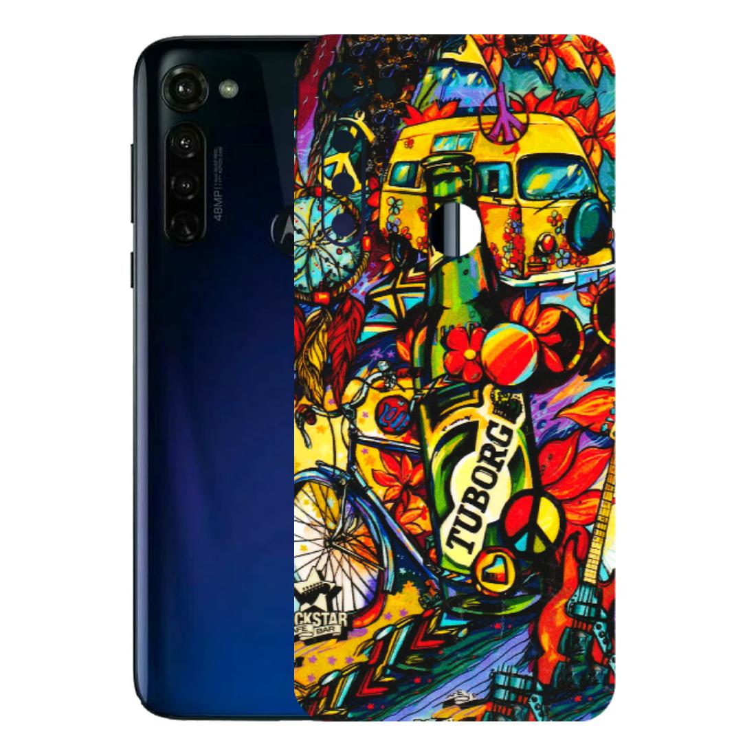Motorola Phone Skins (All Models) - Cool Beer Bottle - 3D Embossed Finish (L-193) Motorola Moto G Stylus