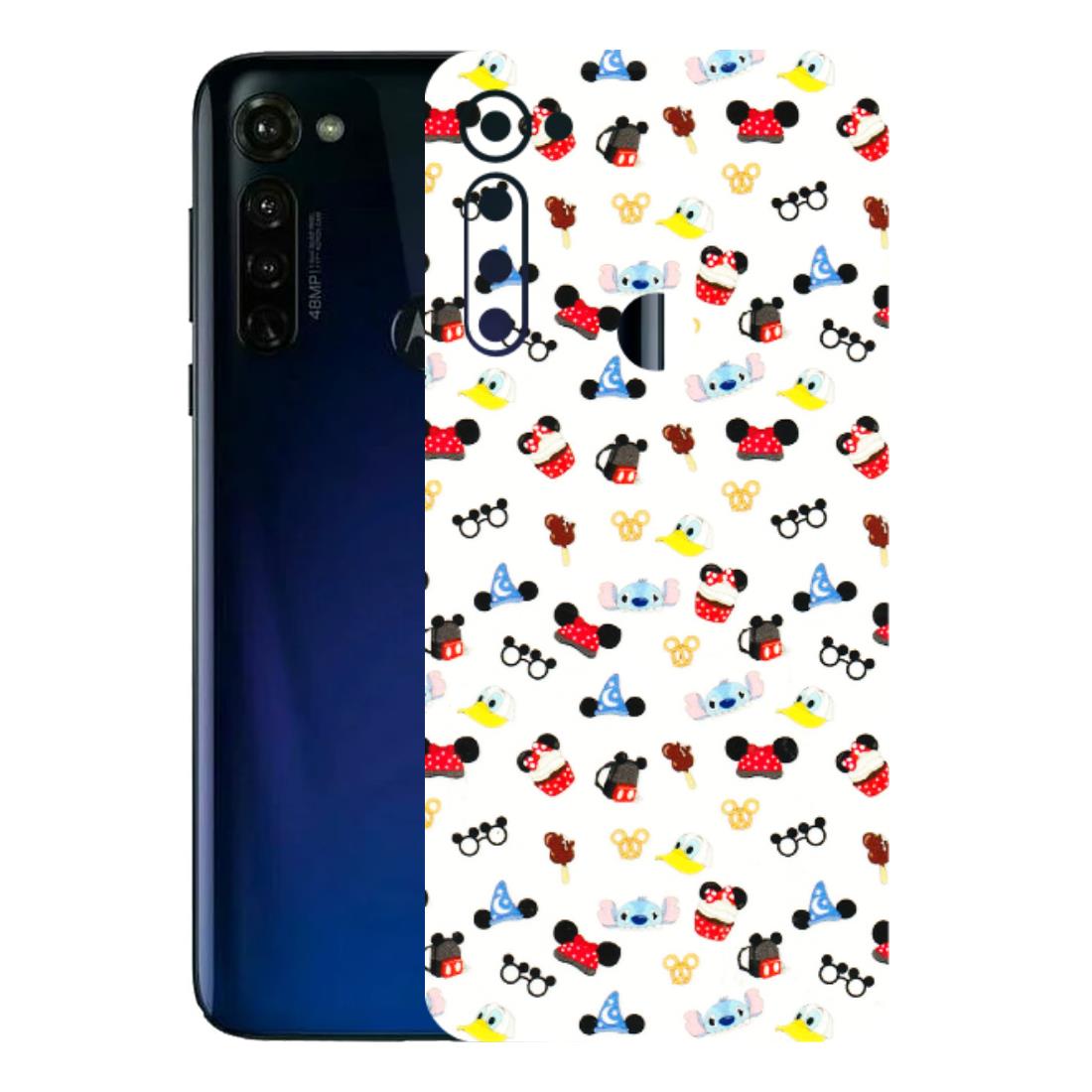 Motorola Phone Skins (All Models) - Minnie Mouse & Donald Doodles s - 3D Embossed Finish (L-194) Motorola Moto G Stylus