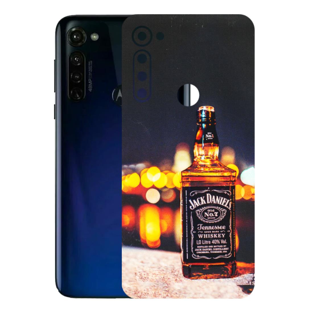 Motorola Phone Skins (All Models) - JD Whiskey Bottle - 3D Embossed Finish (L-20) Motorola Moto G Stylus