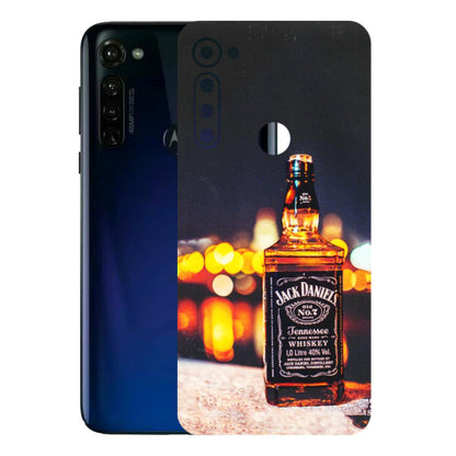 Motorola Phone Skins (All Models) - JD Whiskey Bottle - 3D Embossed Finish (L-20) Motorola Moto G Stylus