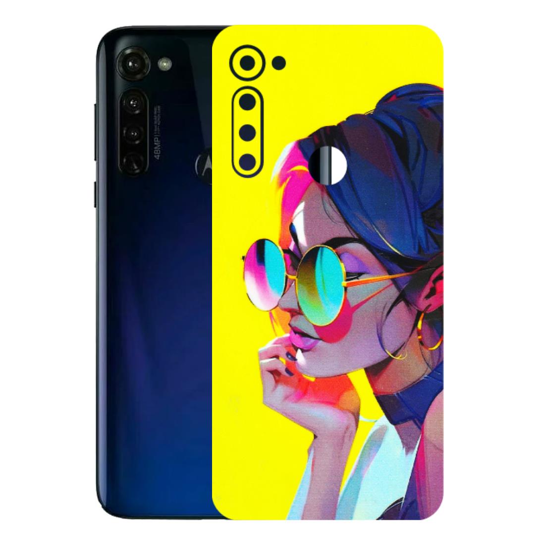 Motorola Phone Skins (All Models) - Bold Stylish Girl - 3D Embossed Finish (L-222) Motorola Moto G Stylus