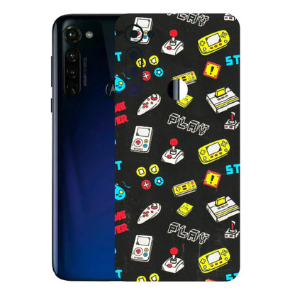 Motorola Phone Skins (All Models) - Gaming Doodles - 3D Embossed Finish (L-224) Motorola Moto G Stylus