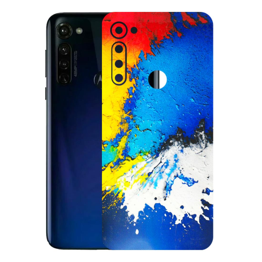 Motorola Phone Skins (All Models) - Acrylic Paint Spill - 3D Embossed Finish (L-229) Motorola Moto G Stylus