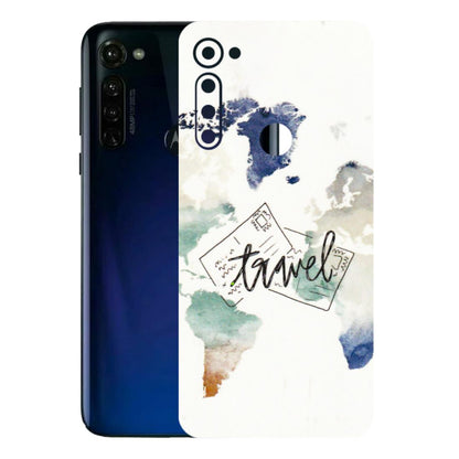 Motorola Phone Skins (All Models) - Travel The World - 3D Embossed Finish (L-232) Motorola Moto G Stylus