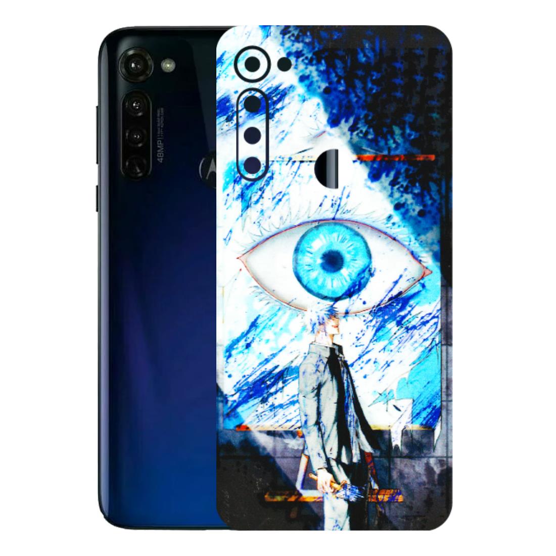 Motorola Phone Skins (All Models) - Gojo Satoru evil eye - 3D Embossed Finish (L-239) Motorola Moto G Stylus