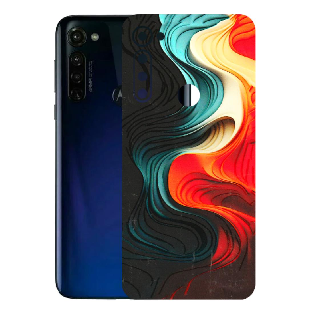 Motorola Phone Skins (All Models) - The Silky Swirl - 3D Embossed Finish (L-240) Motorola Moto G Stylus