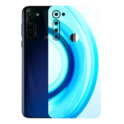 Motorola Phone Skins (All Models) - The Blue Curve - 3D Embossed Finish (L-244) Motorola Moto G Stylus