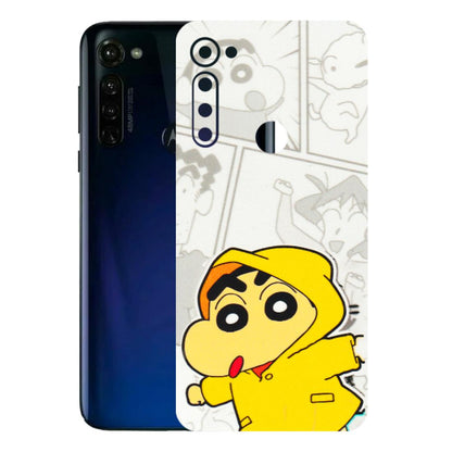 Motorola Phone Skins (All Models) - Yellow Shinchan Comic - 3D Embossed Finish (L-246) Motorola Moto G Stylus