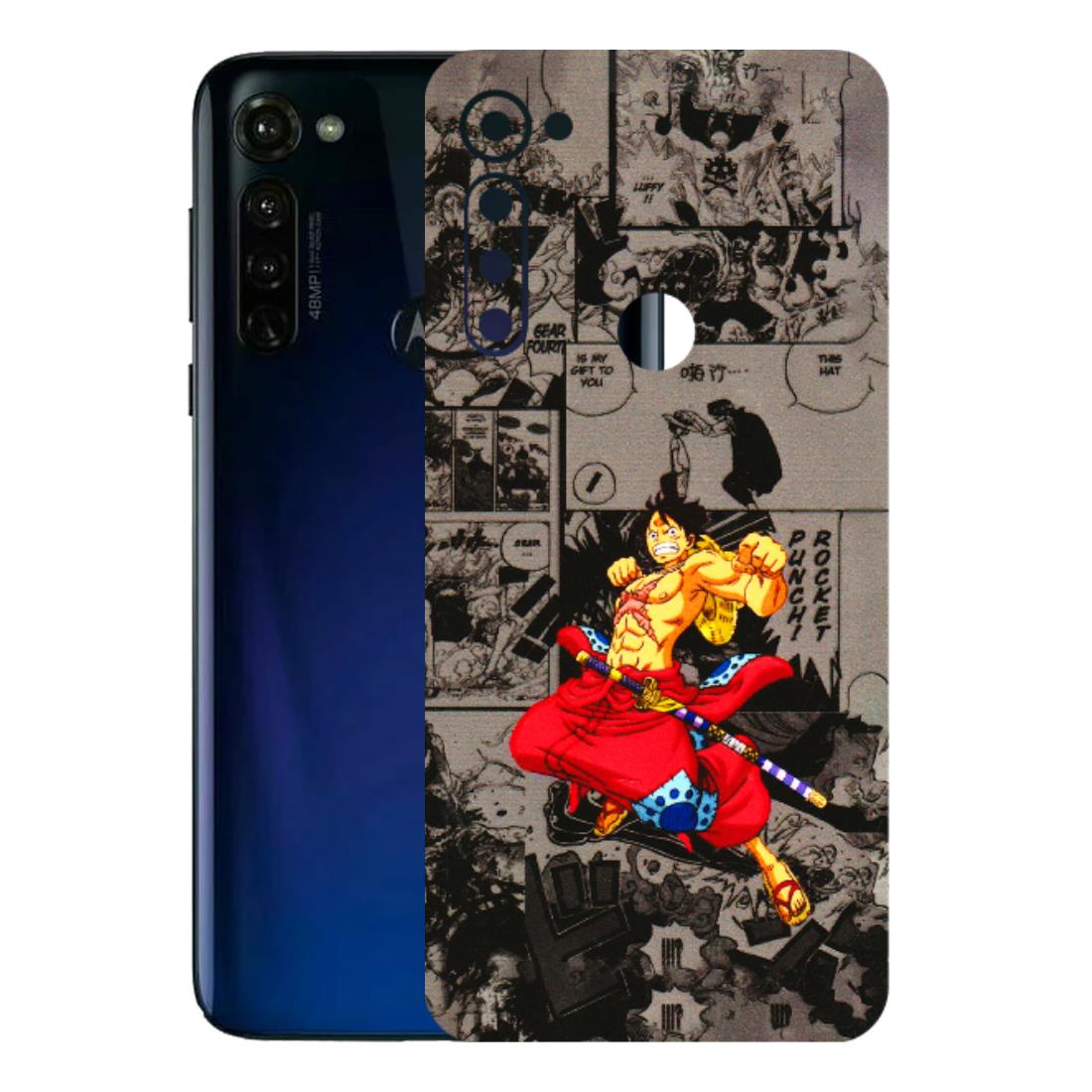 Motorola Phone Skins (All Models) - One Piece Rocket Punch Manga - 3D Embossed Finish (L-25) Motorola Moto G Stylus