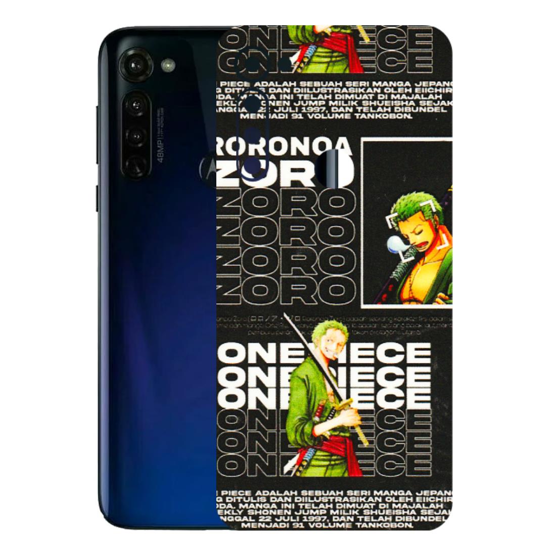 Motorola Phone Skins (All Models) - One Piece Zoro - 3D Embossed Finish (L-250) Motorola Moto G Stylus