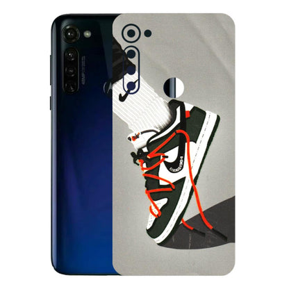 Motorola Phone Skins (All Models) - New Grey Sneaker - 3D Embossed Finish (L-261) Motorola Moto G Stylus