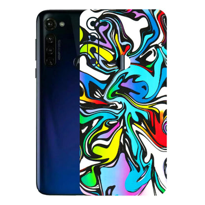 Motorola Phone Skins (All Models) - Abstract Colour Paints - 3D Embossed Finish (L-271) Motorola Moto G Stylus