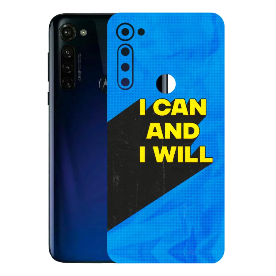 Motorola Phone Skins (All Models) - I Can And I Will - 3D Embossed Finish (L-281) Motorola Moto G Stylus