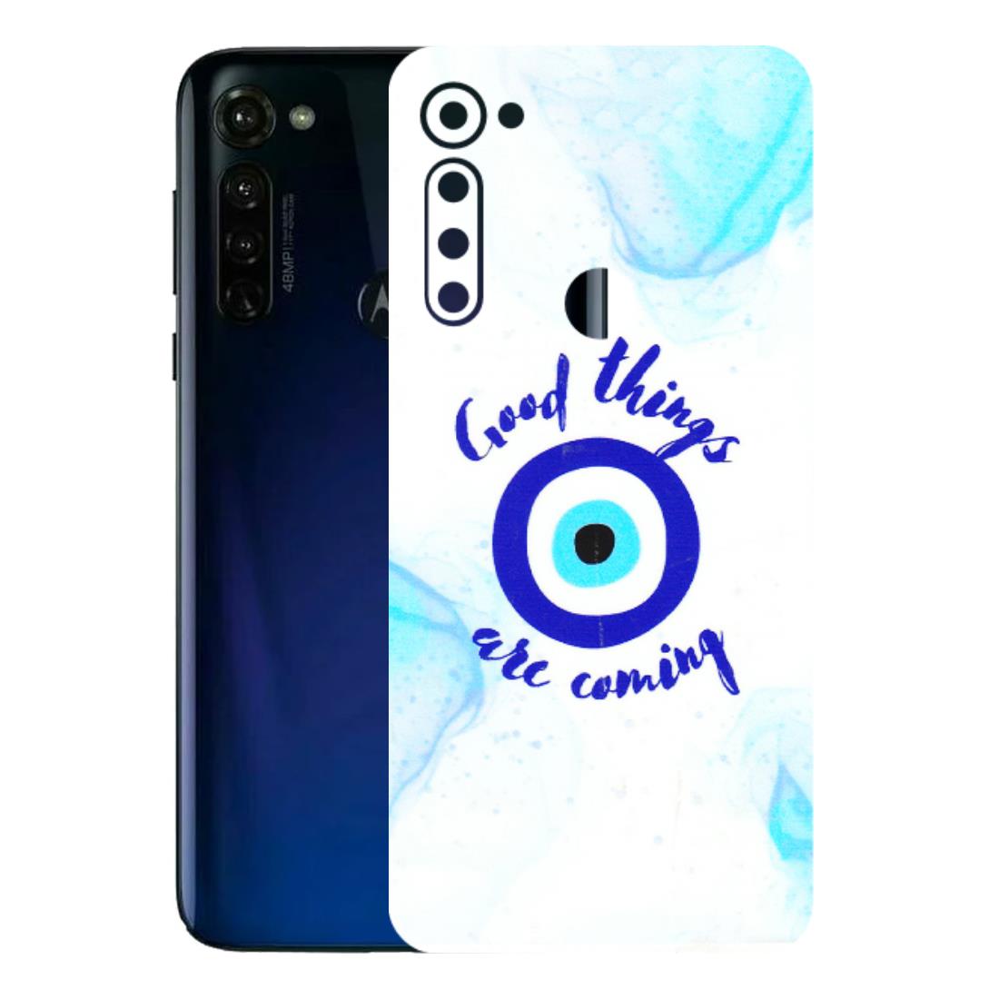 Motorola Phone Skins (All Models) - Evil Eye Good Things Are Coming - 3D Embossed Finish (L-322) Motorola Moto G Stylus