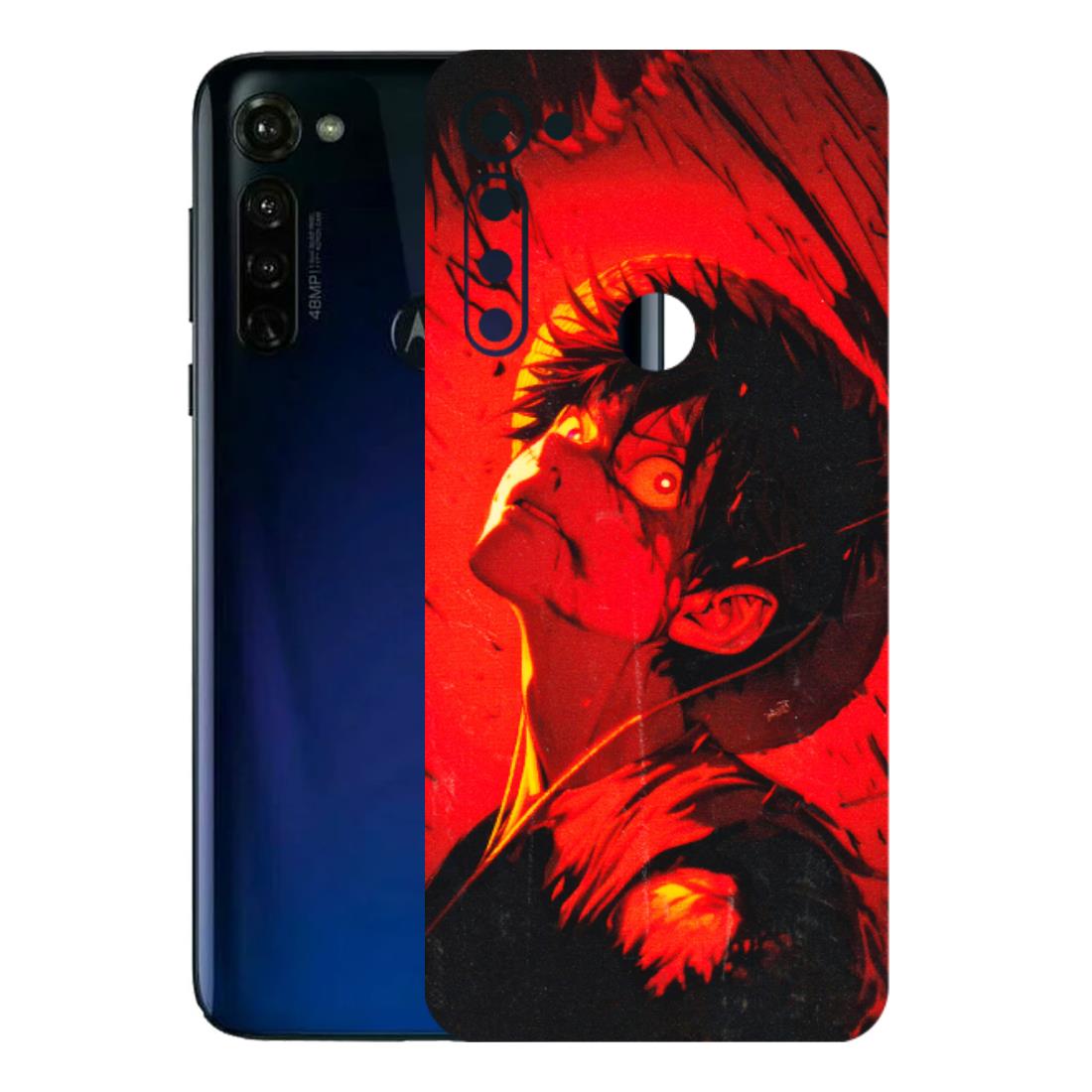 Motorola Phone Skins (All Models) - D.Luffy Power Up One Piece Anime - 3D Embossed Finish (L-326) Motorola Moto G Stylus