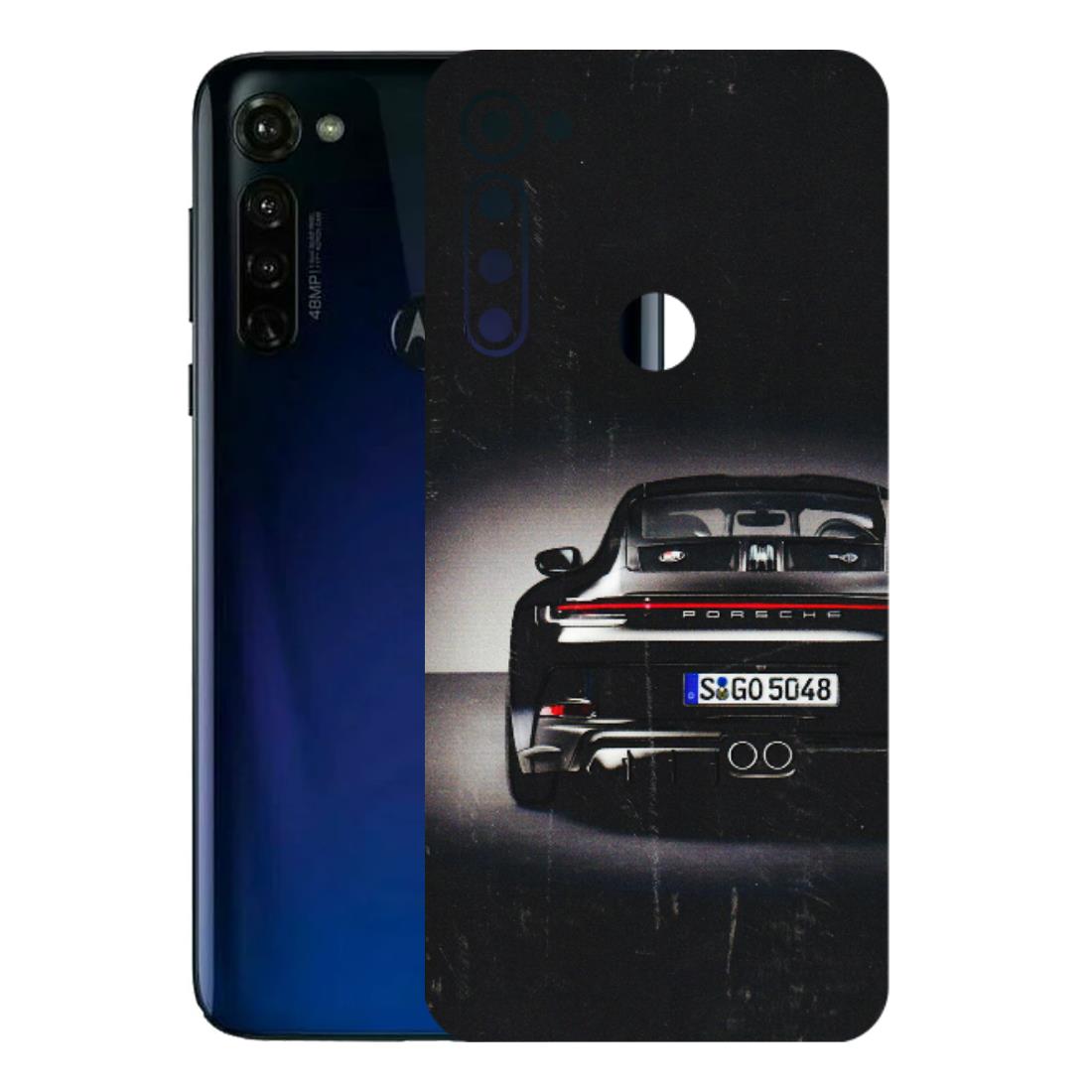 Motorola Phone Skins (All Models) - New Black Porsche GT3 - 3D Embossed Finish (L-327) Motorola Moto G Stylus