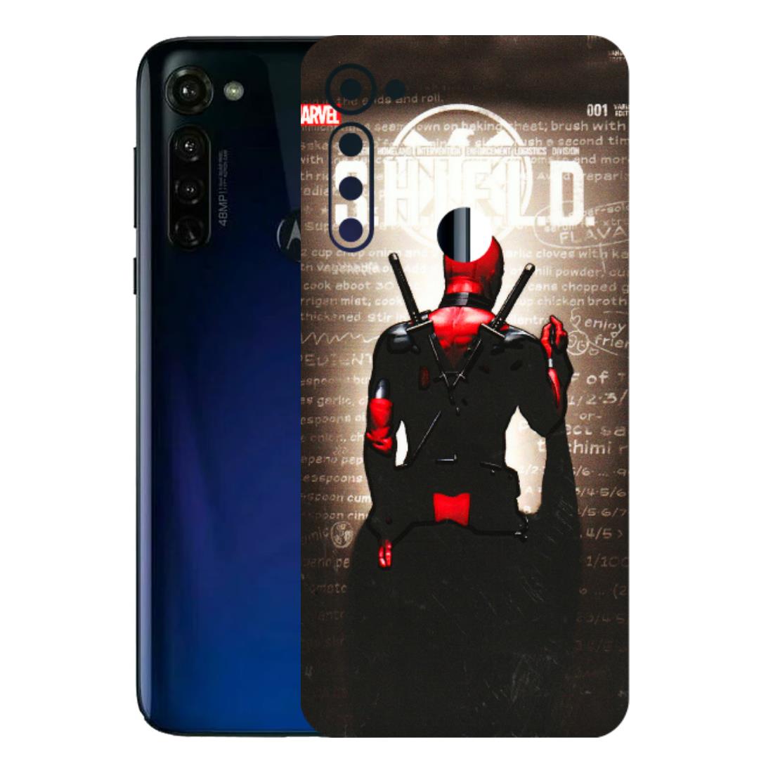 Motorola Phone Skins (All Models) - Deadpool - 3D Embossed Finish (L-56) Motorola Moto G Stylus