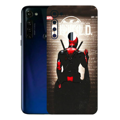 Motorola Phone Skins (All Models) - Deadpool - 3D Embossed Finish (L-56) Motorola Moto G Stylus