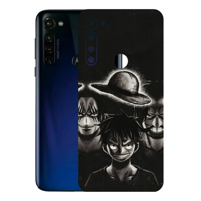 Motorola Phone Skins (All Models) - Black Luffy Hat - 3D Embossed Finish (L-57) Motorola Moto G Stylus