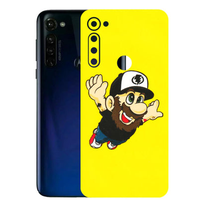 Motorola Phone Skins (All Models) - Flying Beardo - 3D Embossed Finish (L-60) Motorola Moto G Stylus