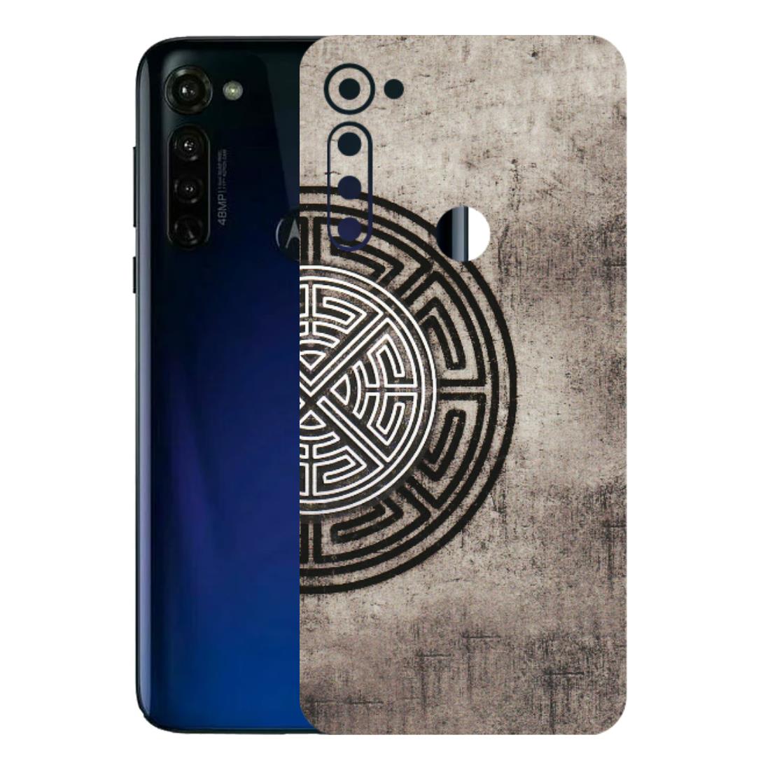 Motorola Phone Skins (All Models) - Mysterious Circular Design - 3D Embossed Finish (L-63) Motorola Moto G Stylus
