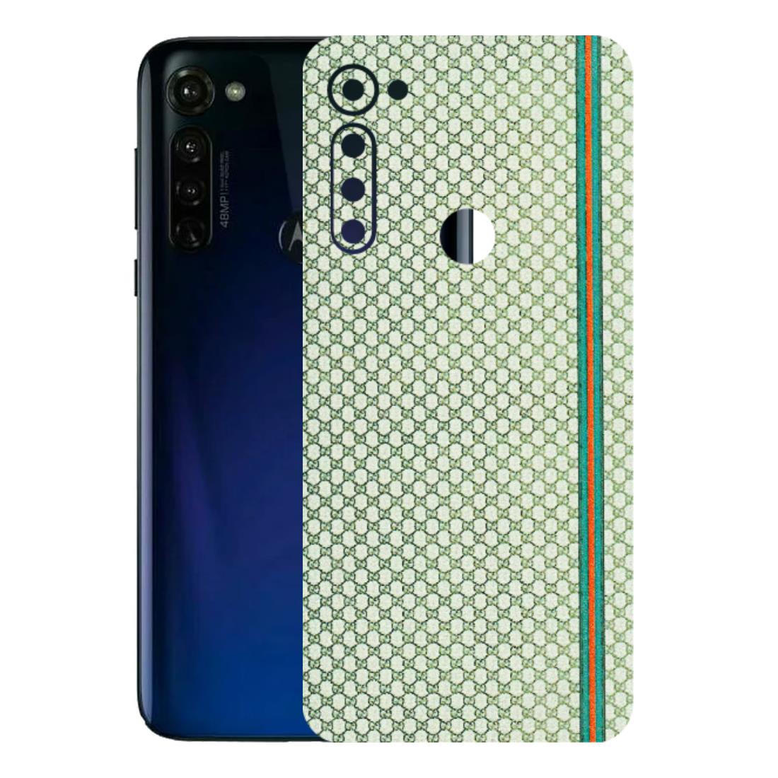 Motorola Phone Skins (All Models) - Gucci Fabric Pattern - 3D Embossed Finish (L-73) Motorola Moto G Stylus