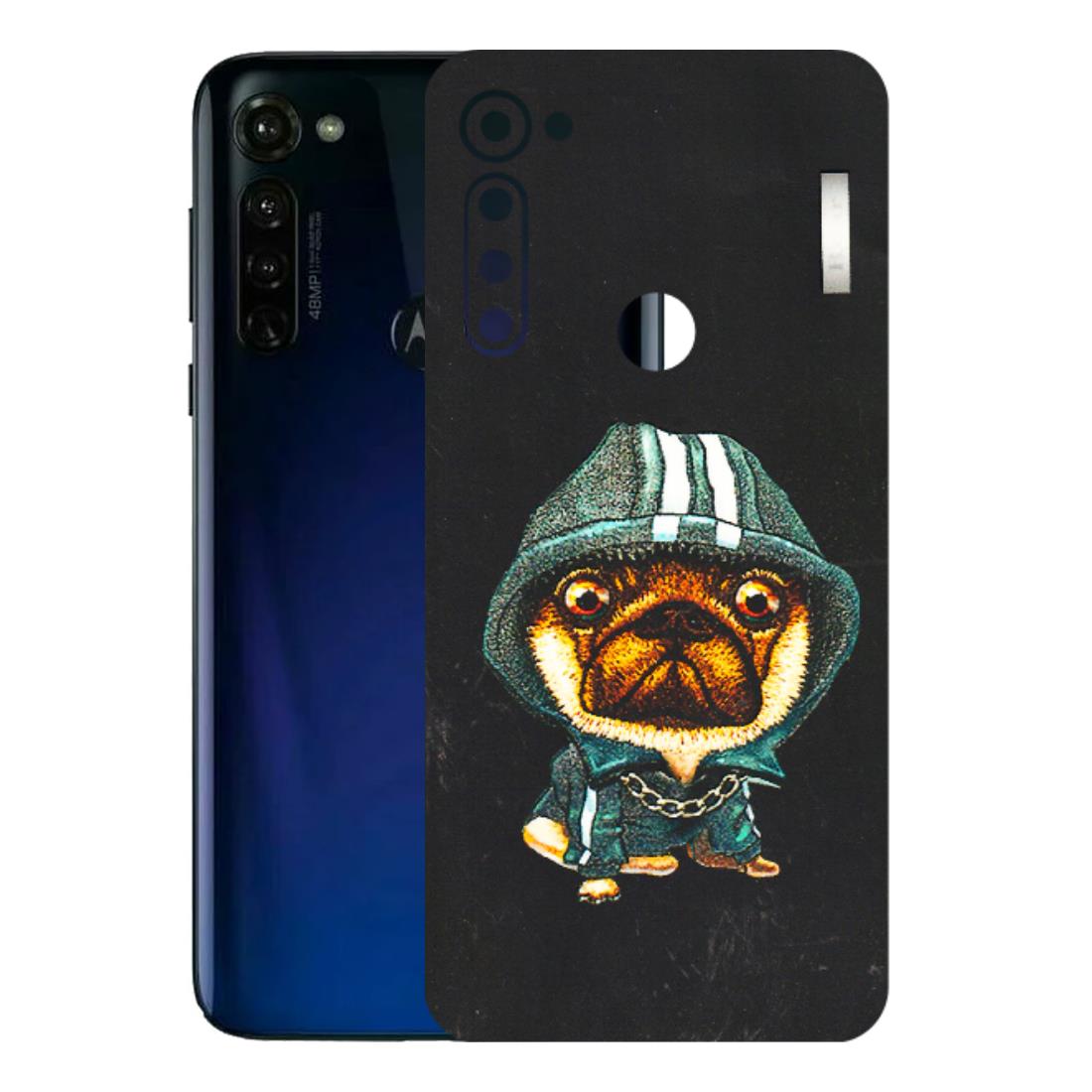 Motorola Phone Skins (All Models) - Puppy N Hoodie - 3D Embossed Finish (L-90) Motorola Moto G Stylus