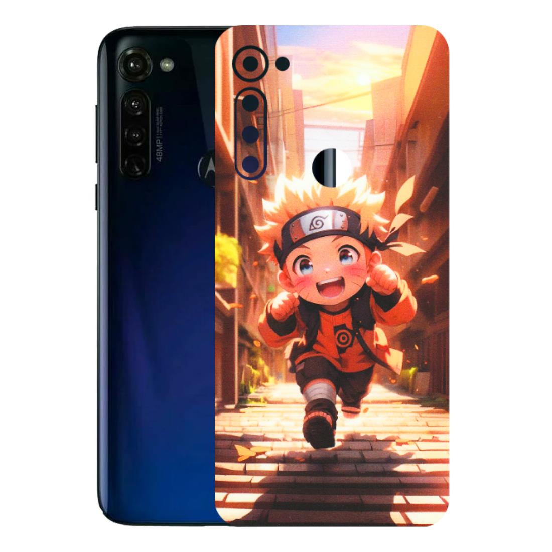 Motorola Phone Skins (All Models) - Naruto Cute Toon Running - Matte Finish (M-04) Motorola Moto G Stylus