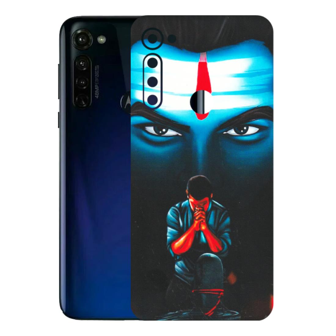 Motorola Phone Skins (All Models) - Mahakal Bhakt - Matte Finish (M-112) Motorola Moto G Stylus