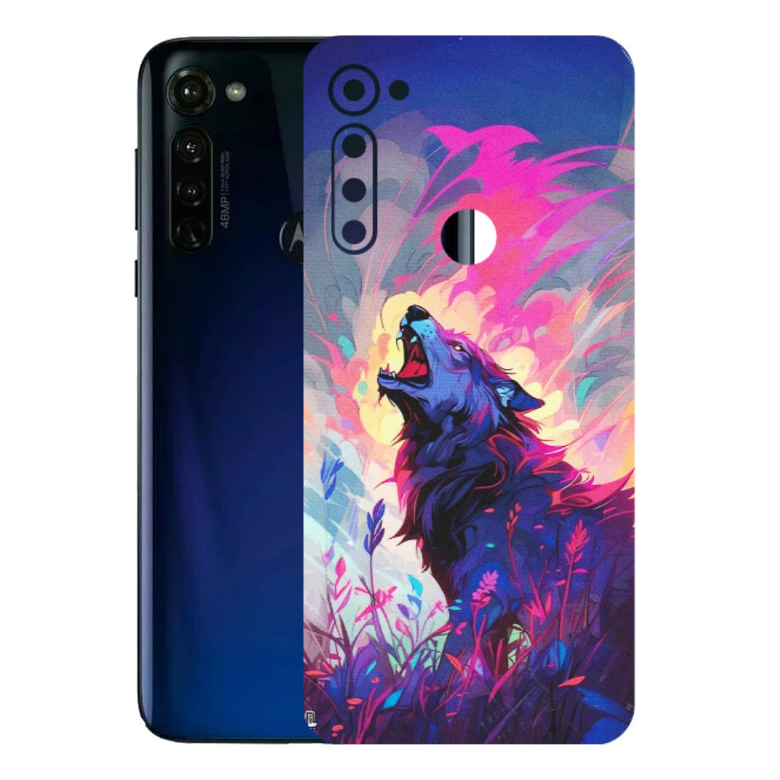Motorola Phone Skins (All Models) - New Wild Wolf Abstract - Matte Finish (M-125) Motorola Moto G Stylus