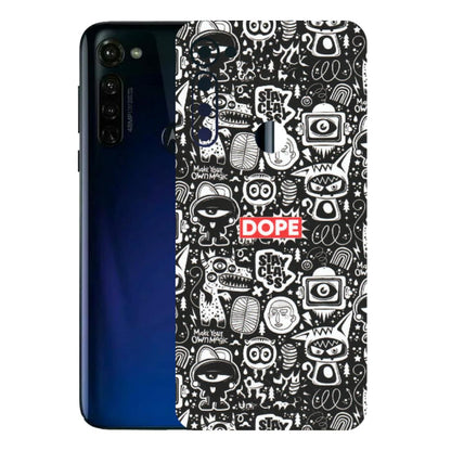 Motorola Phone Skins (All Models) - Dope Stay Classy Black Doodles - Matte Finish (M-126) Motorola Moto G Stylus